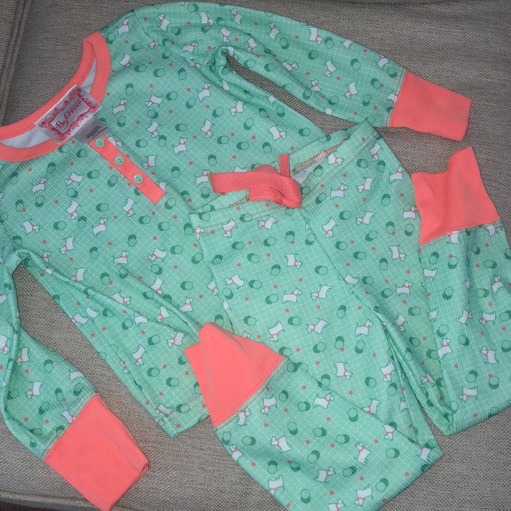 NWOT American Girl Beforever Kit/Westie Print Pjs Sz.s/6